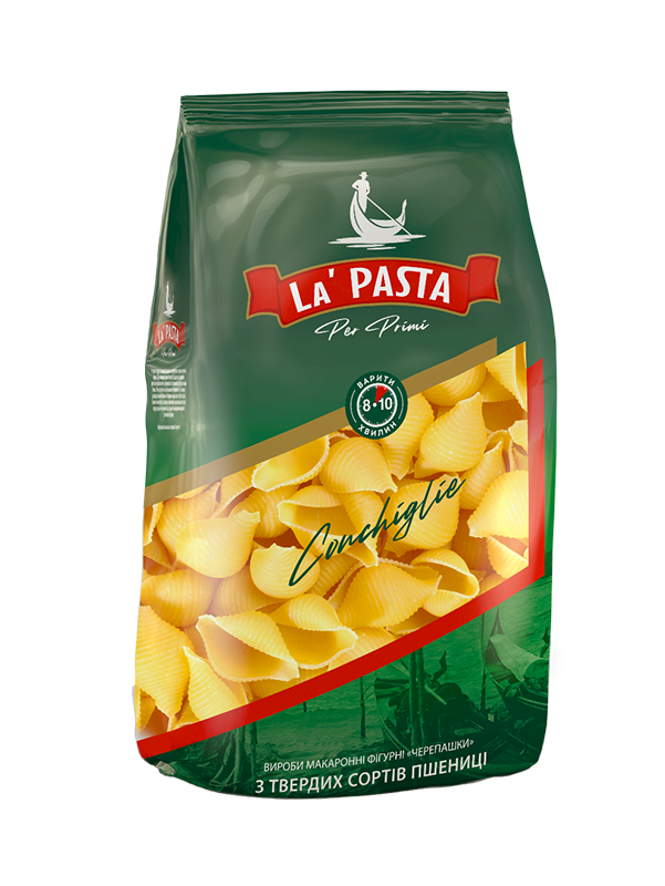 Макаронні вироби "Черепашки" ТМ «LA PASTA PER PRIMI» 400г